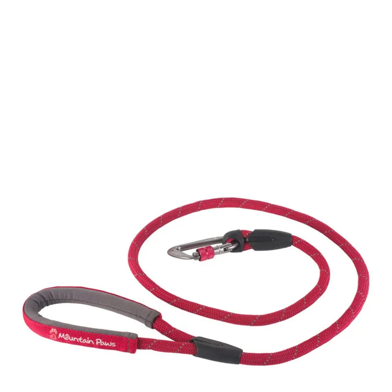 Mountain Paws Rope Dog Lead Red