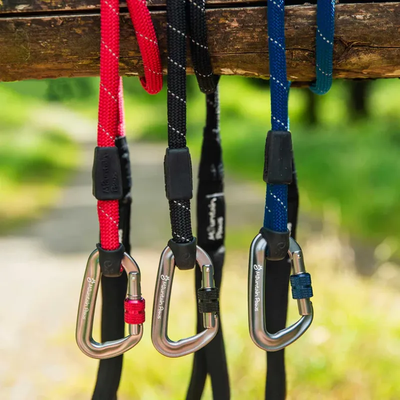 Mountain Paws Climbing Rope Dog Lead - Red-4