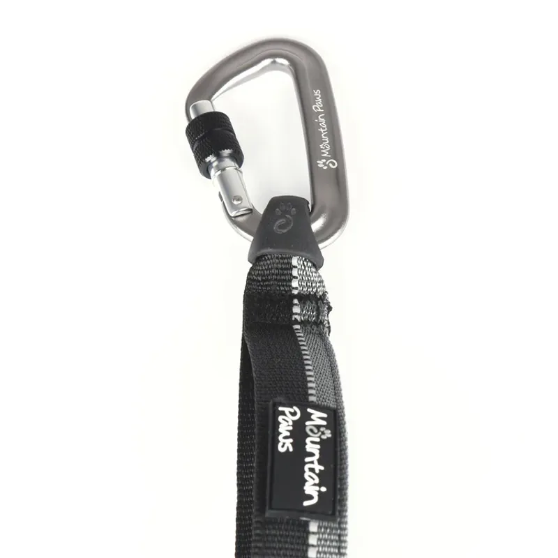 Mountain Paws Shock Absorber Dog Lead - Black-2