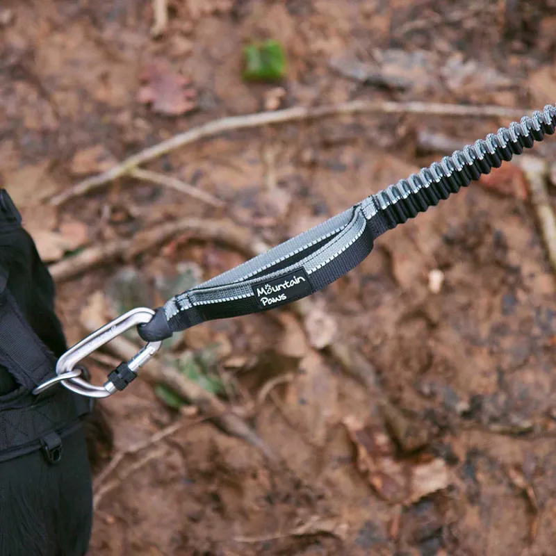 Mountain Paws Shock Absorber Dog Lead - Black-7