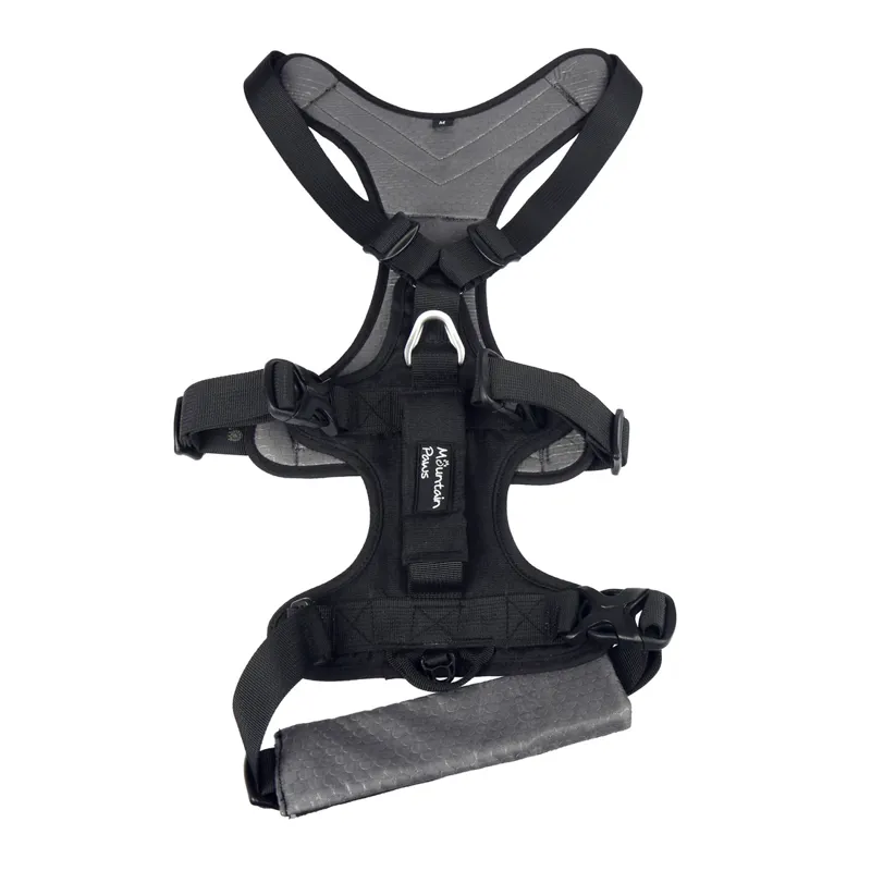 Mountain Paws 3-Strap Dog Harness - Black-2
