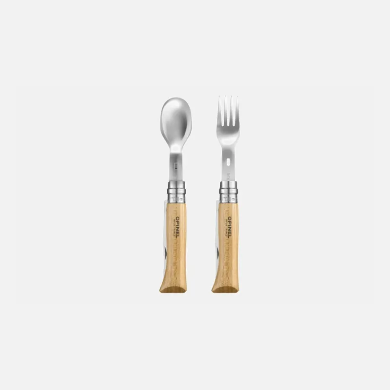 Opinel Complete Picnic + Set - Folding Knife Spoon and Fork-2