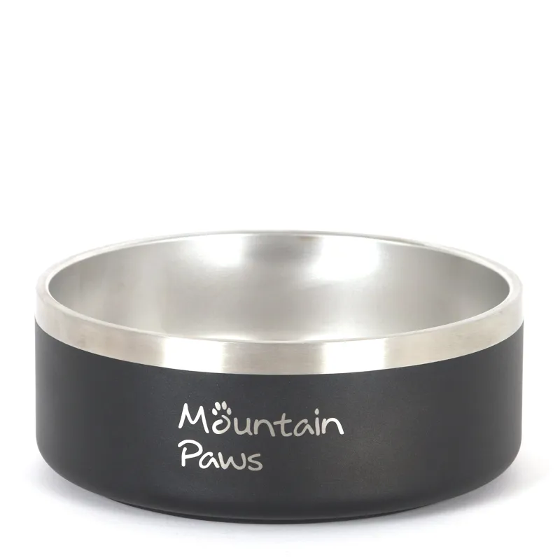 Mountain Paws - Stainless Steel Base Camp Dog Bowl-1