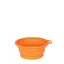 Mountain Paws - Collapsible Silicone Dog Bowl - Orange