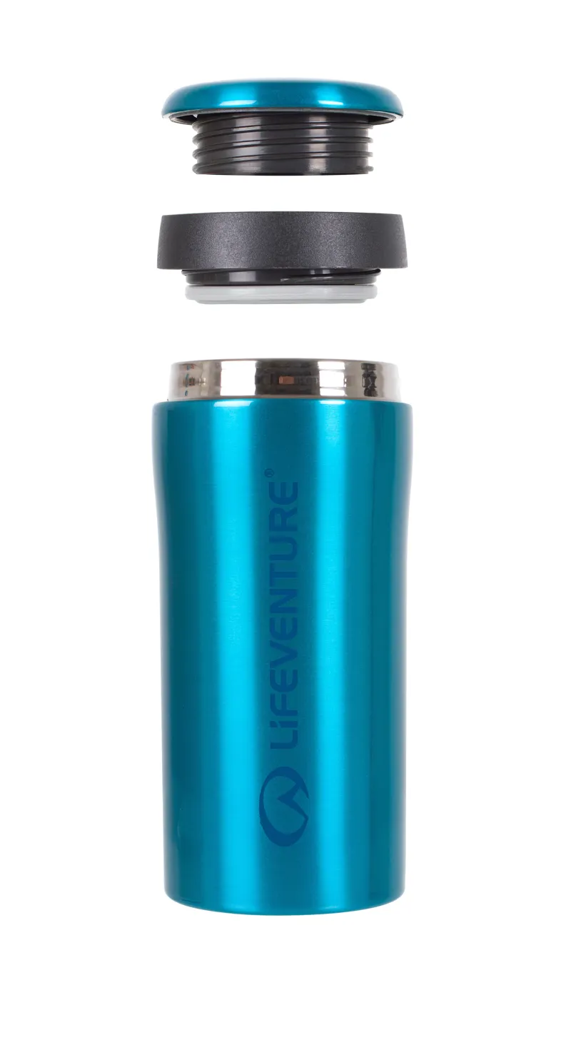 Lifeventure Thermal Mug 300ml - Gloss Blue-2