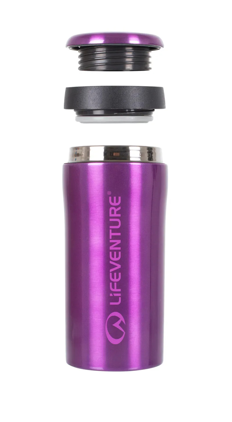 Lifeventure Thermal Mug 300ml - Gloss Purple-2