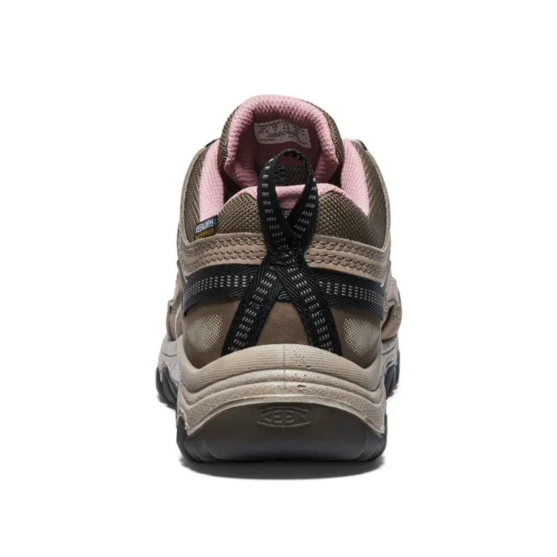 Keen Womens Targhee IV Waterproof Wide Original Fit Walking Shoe Brindle/Nostalgia Rose-2