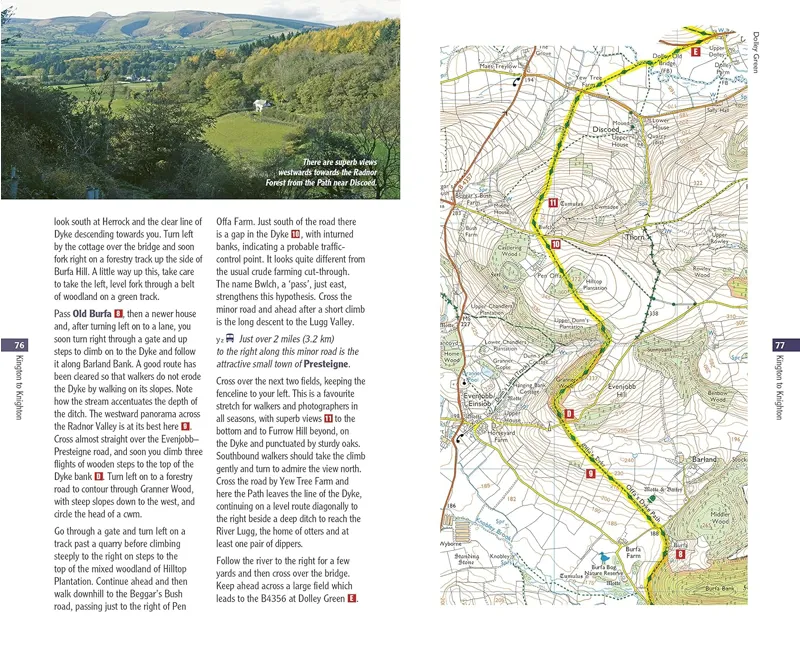 Offa's Dyke Path: Follow the ancient earthwork for 177 miles from the Severn Estuary to the Irish Sea - Ernie and Kathy Kay and Mark Richards - National Trail Guides-1