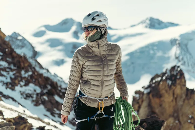 Rab Womens Microlight Alpine Down Hoody Jacket - Dark Pebble-1