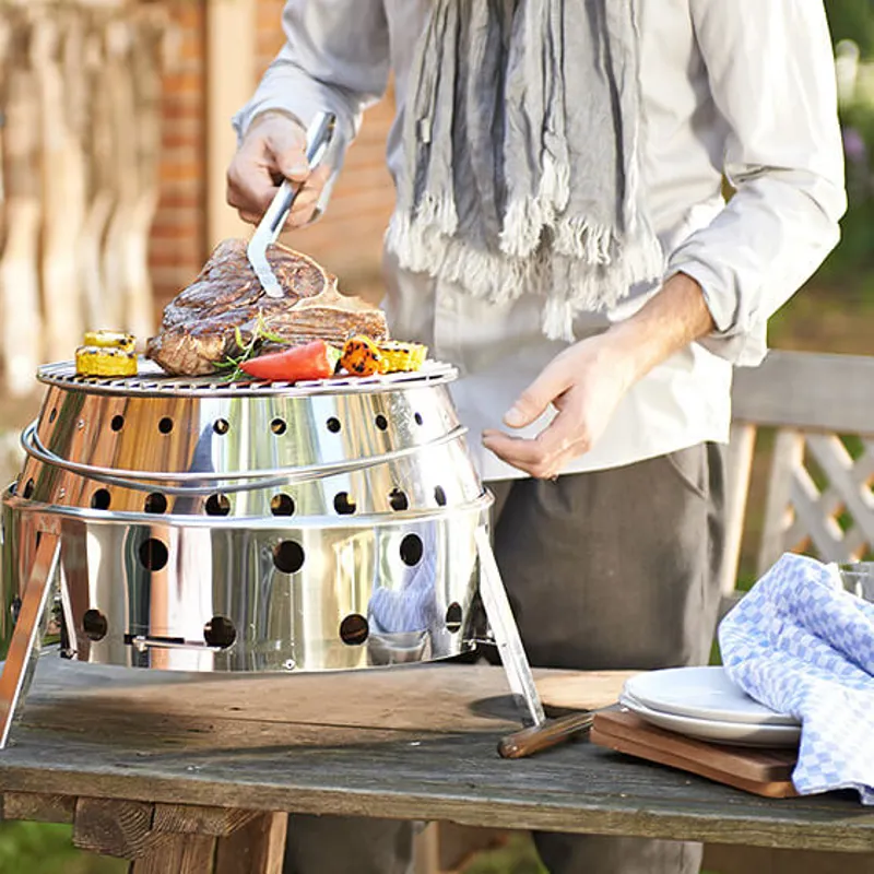 Petromax Atago - Charcoal and Wood Stove - Oven - Barbecue - Firepit-4