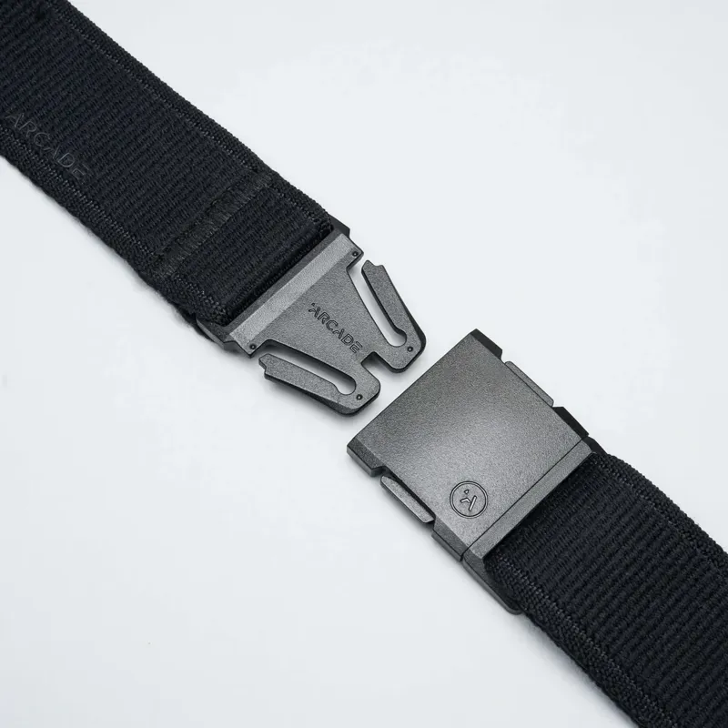 Arcade Atlas Long Black Adventure Stretch Belt Onesize-1