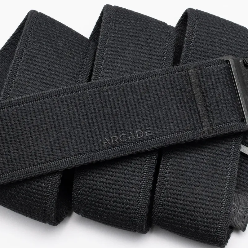 Arcade Atlas Long Black Adventure Stretch Belt Onesize-6