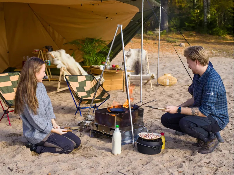 Tentipi SafirFlex 9 Tipi Tent with Open up Sides