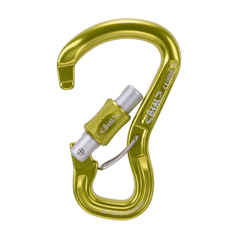 Beal Orient Express Screwlock Belay Karabiner - Green-5