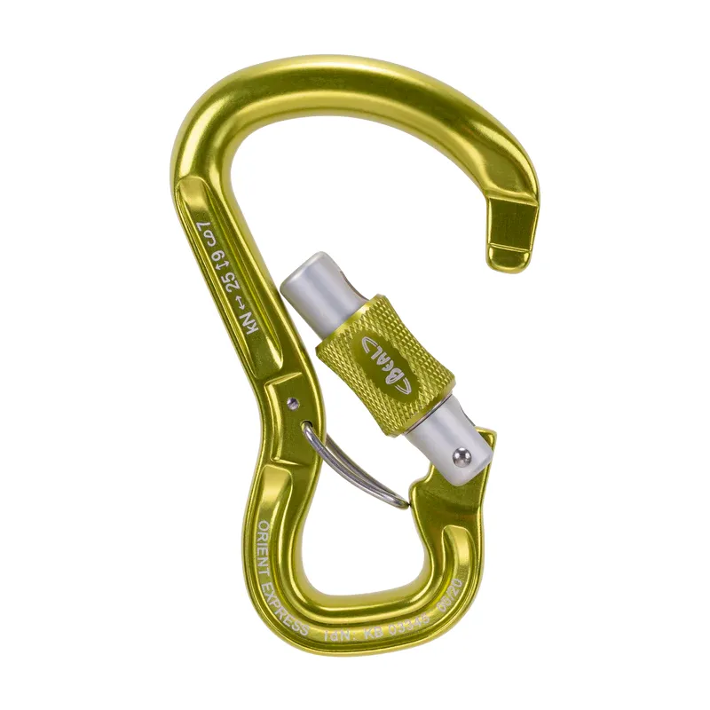 Beal Orient Express Screwlock Belay Karabiner - Green-3