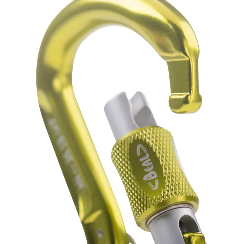 Beal Orient Express Screwlock Belay Karabiner - Green