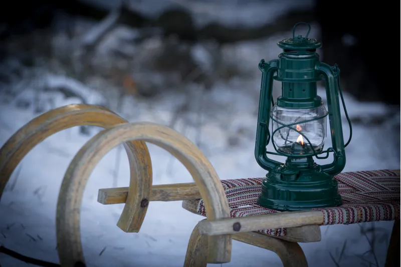 Feuerhand Baby Special 276 Lantern Gift Set with Transport Bag - Moss Green-1