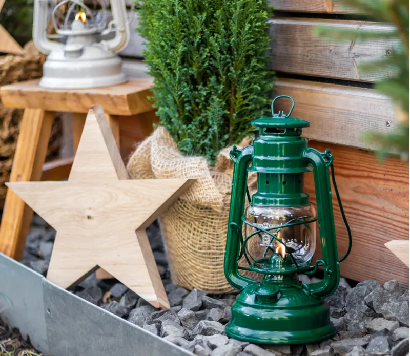 Feuerhand Baby Special 276 Lantern Gift Set with Transport Bag - Moss Green-2