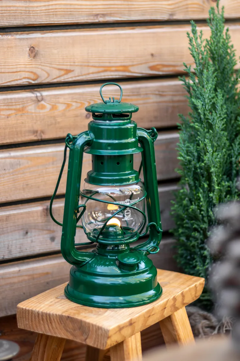 Feuerhand Baby Special 276 Hurricane Lantern - Moss Green-4