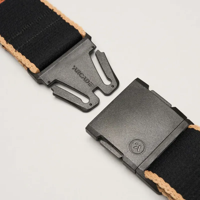 Arcade Adventure Stretch Belt - Blackwood Black/Sand-2