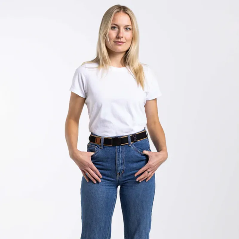 Arcade Adventure Stretch Belt - Blackwood Black/Sand-4