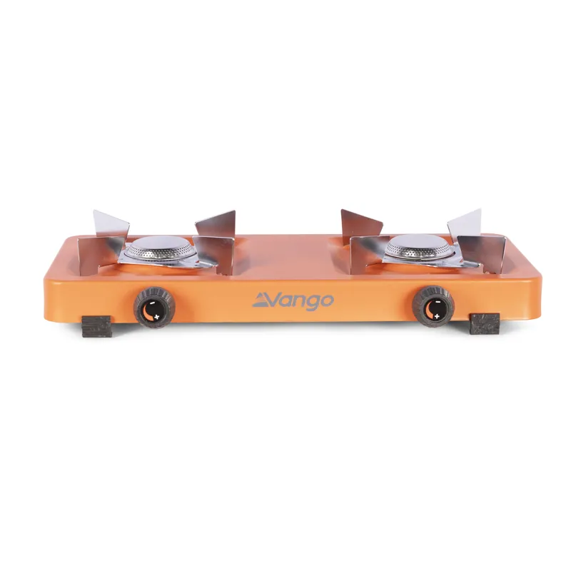 Vango Blaze Double Gas Burner Camping Cooking Stove - Orange-1