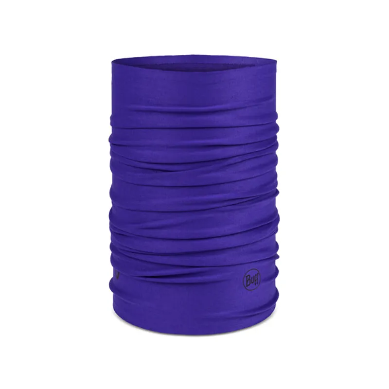 Buff Unisex Neck Gaiter Thermonet Thermal Neck Warmer -  Solid Ultramarine Blue - One Size - Recycled Polyester - Warm Breathable - Winter Sports - Hiking - Running - Cycling