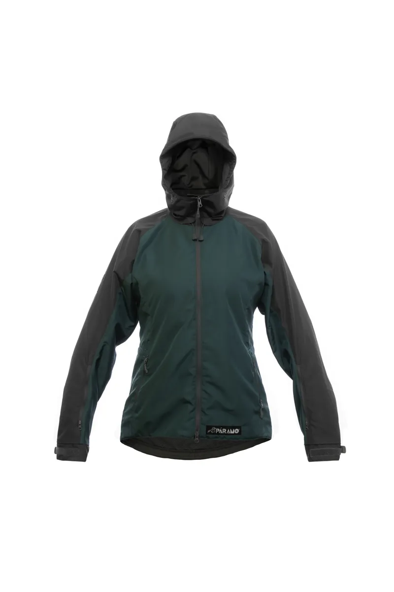 Paramo Women's Caminata Waterproof Jacket - Spruce / Rock Grey-3