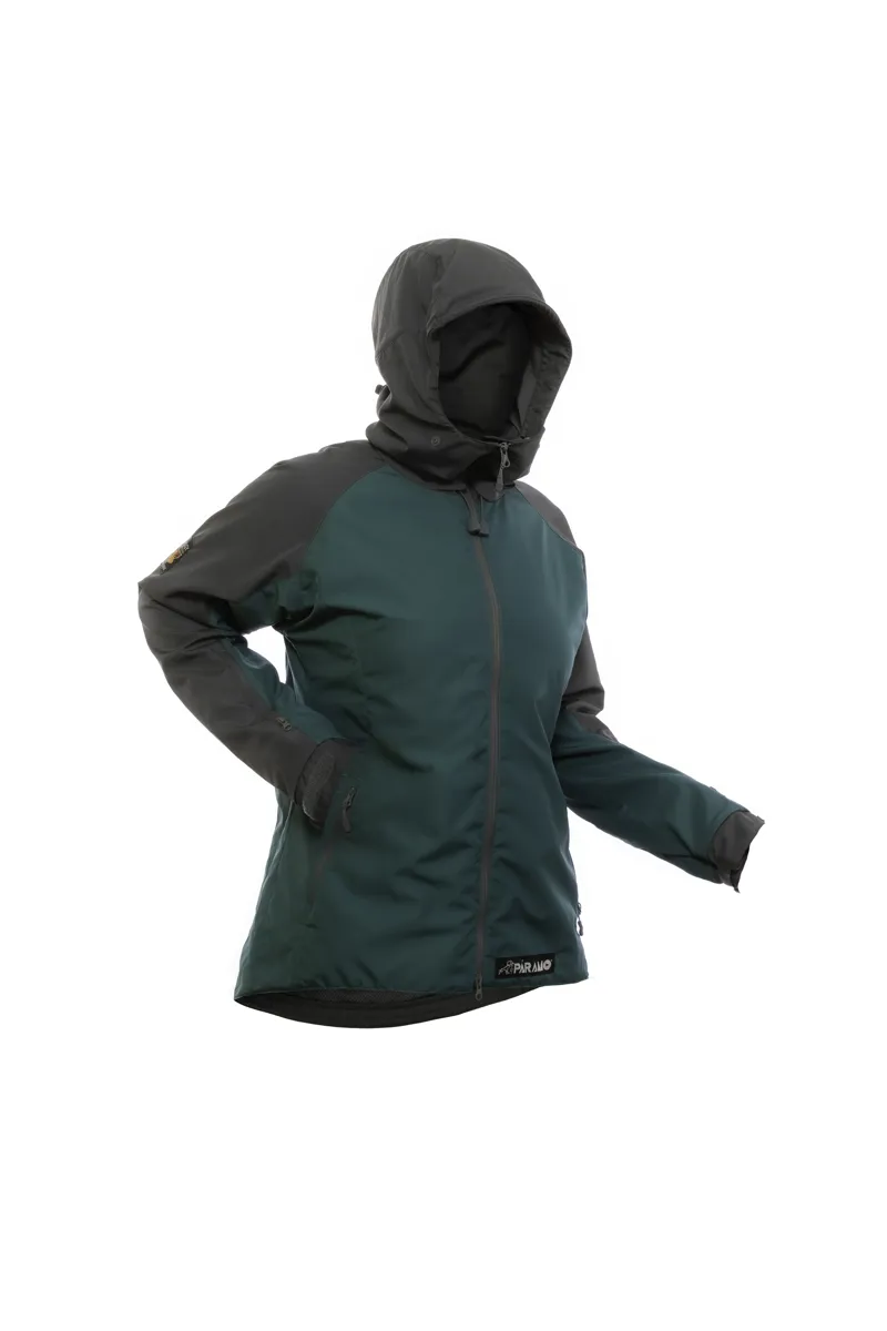 Paramo Women's Caminata Waterproof Jacket - Spruce / Rock Grey-2