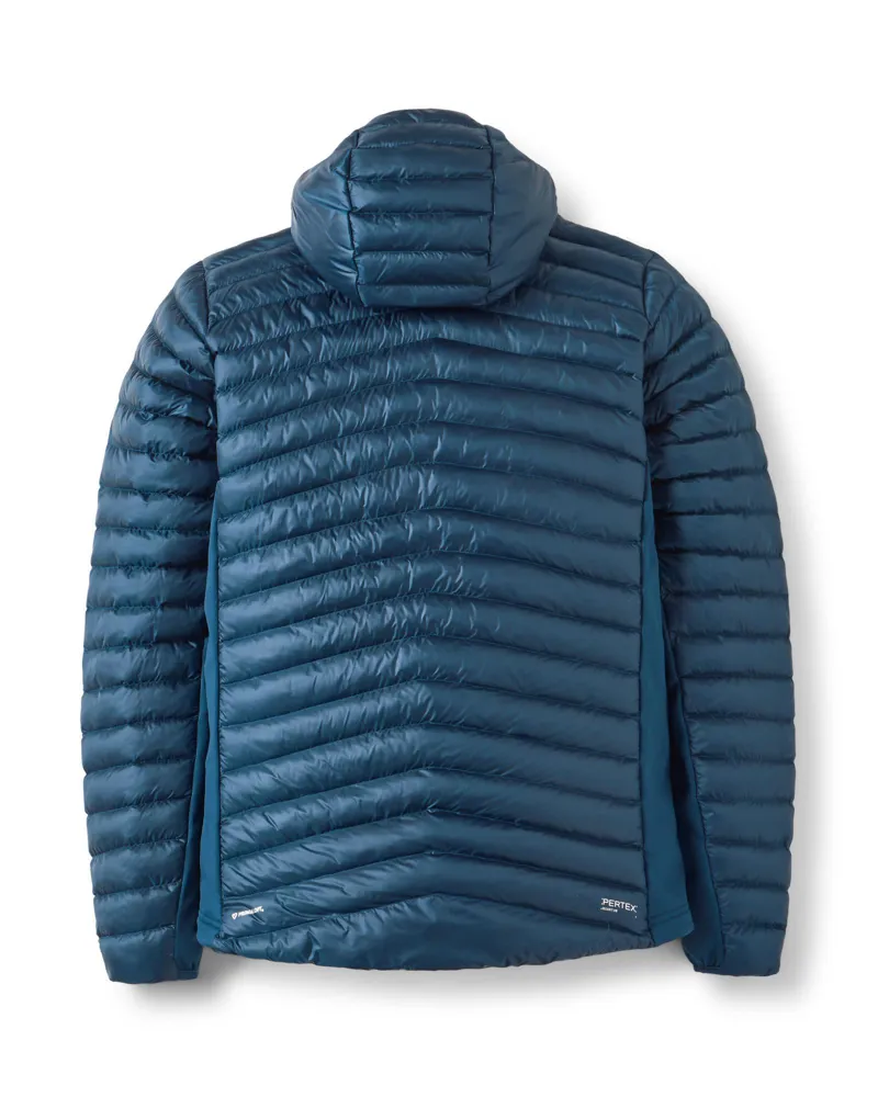 Rab Mens Cirrus Flex Synthetic Insulated Hooded Jacket in Tempest Blue-5