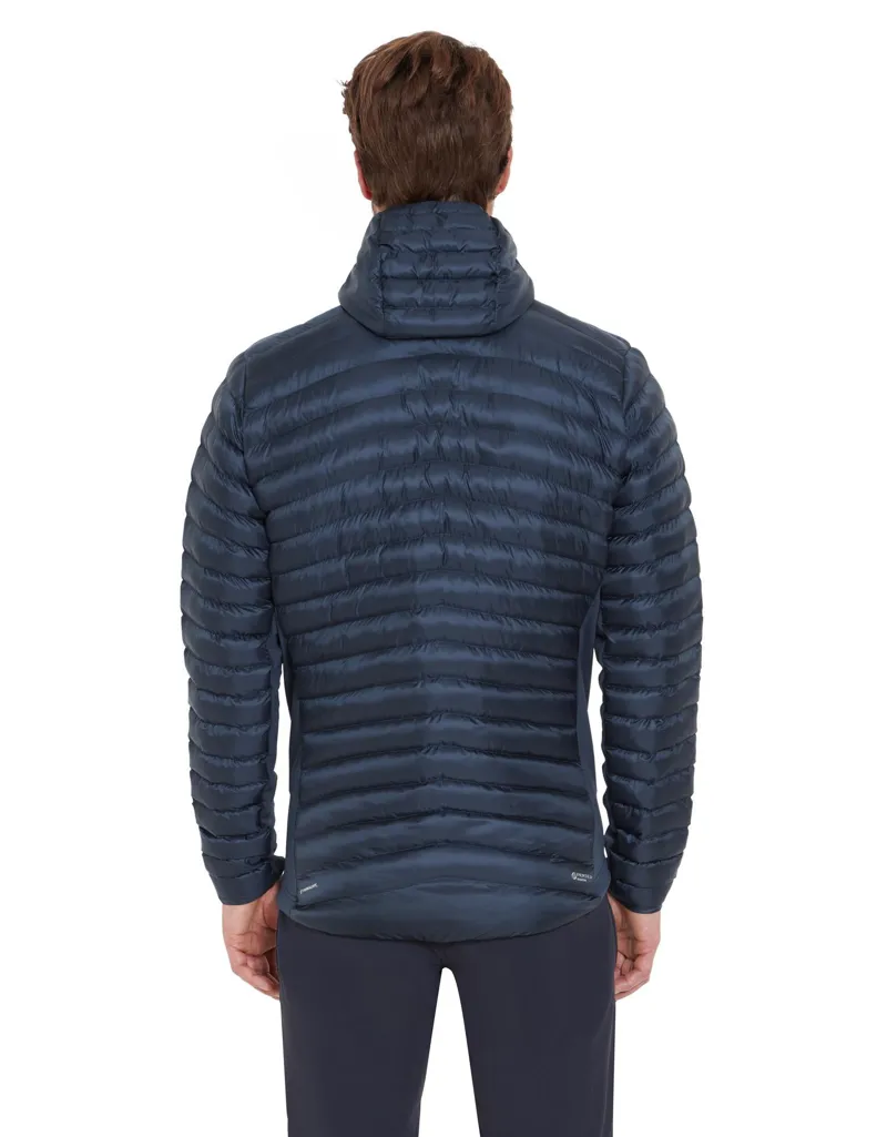 Rab Mens Cirrus Flex Synthetic Insulated Hooded Jacket in Tempest Blue-2