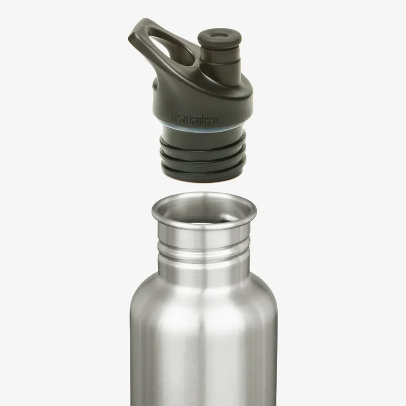 Klean Kanteen Classic Narrow Bottle with Sport Cap 532ml - Brushed Stainless-1