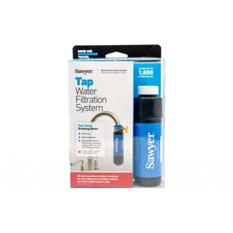 Sawyer Tap Water Filter for Home Use - Travel - Emergencies and More