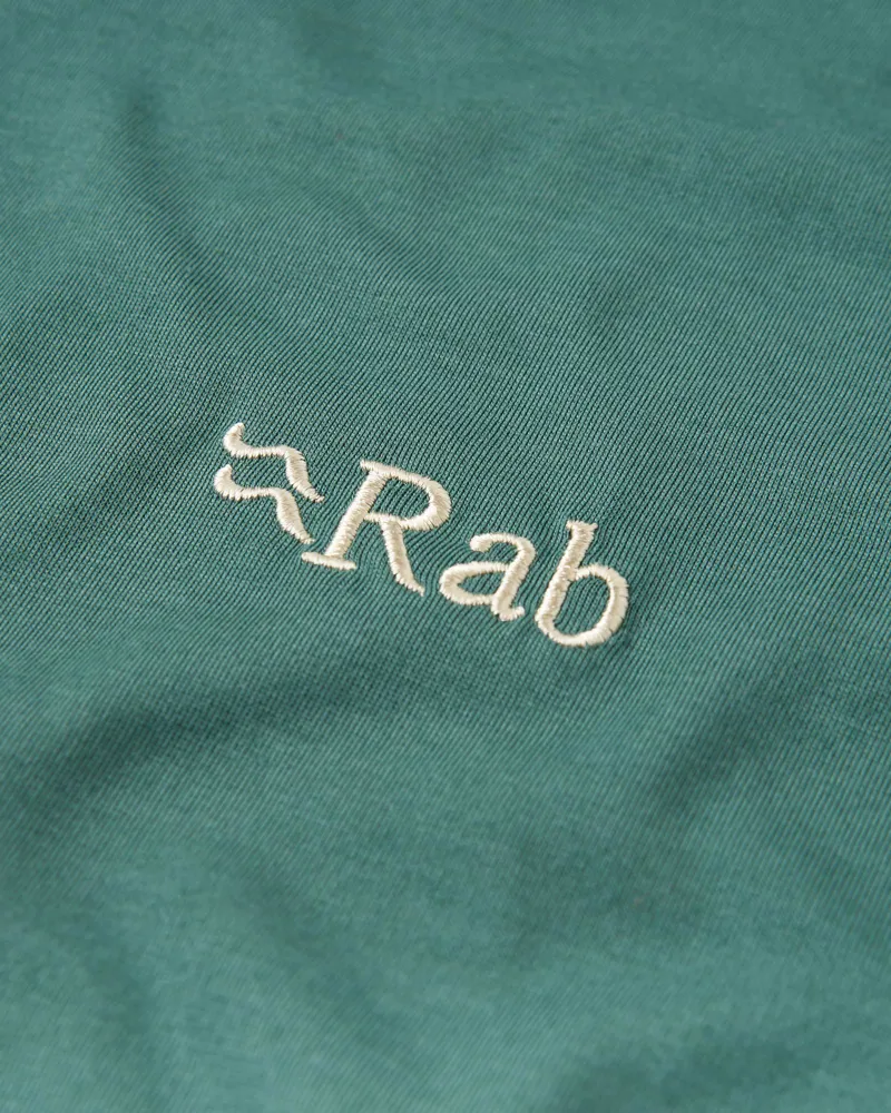 Rab Mens Crimp Elevation Tencel Technical Tee Sage Green-2