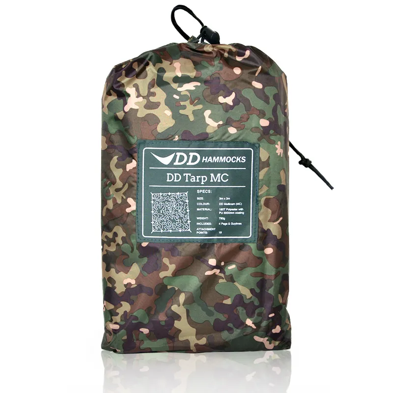 DD Hammocks Tarp 3m x 3m Multicam Camo -3