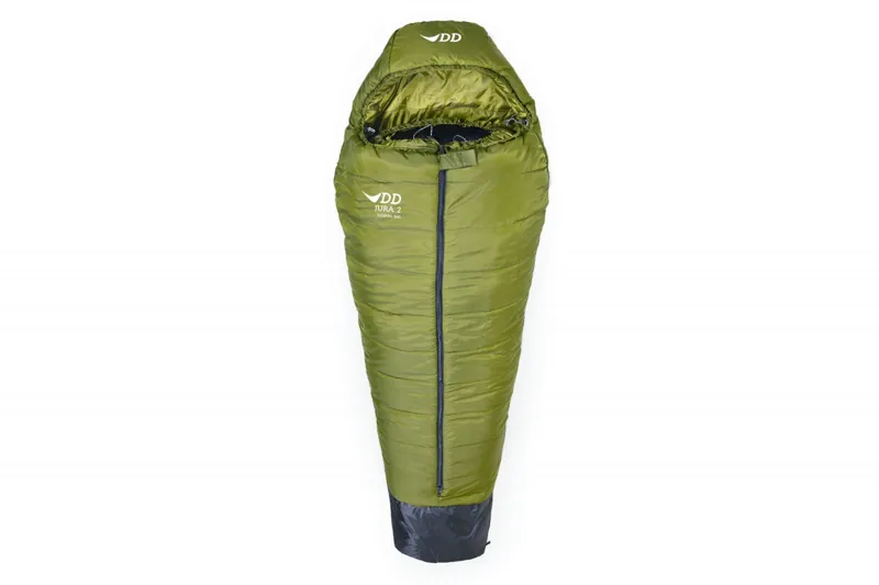 DD Hammocks Jura 2 Centre Zip 3 Season Sleeping Bag Olive-3