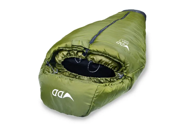 DD Hammocks Jura 2 Centre Zip 3 Season Sleeping Bag Olive-2