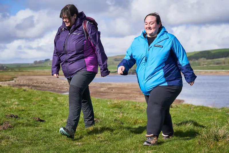 Paramo Womens Alta III Waterproof Jacket Neon Blue Midnight-2