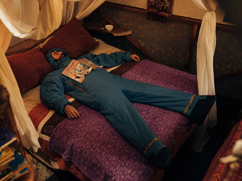 Selk Bag Original Recycled Sleeping Bag Suit - Burgundy Earth-12