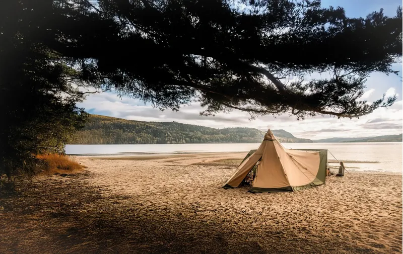 Tentipi SafirFlex 9 Tipi Tent with Open up Sides-6