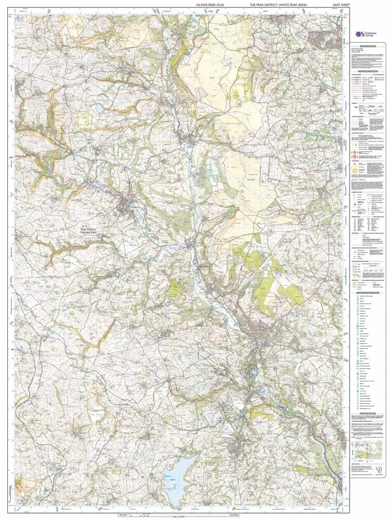 OS Explorer OL24 Peak District White Peak Map with download-2