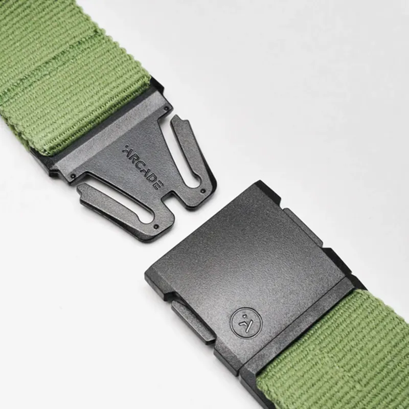 Arcade Adventure Stretch Belt Earthling Pop Up Dill Green Camper van-2