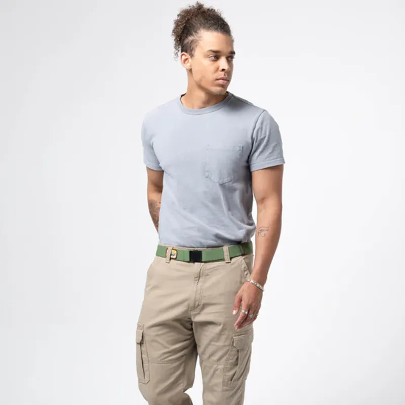 Arcade Adventure Stretch Belt Earthling Pop Up Dill Green Camper van-4