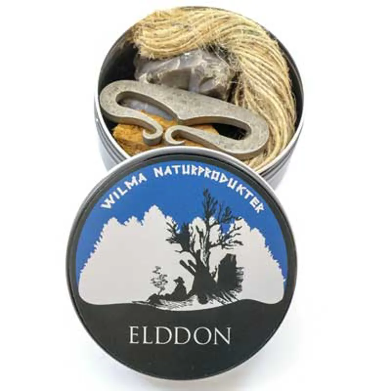 Wilmas Elddon Traditional Tinder Kit in a Tin-1