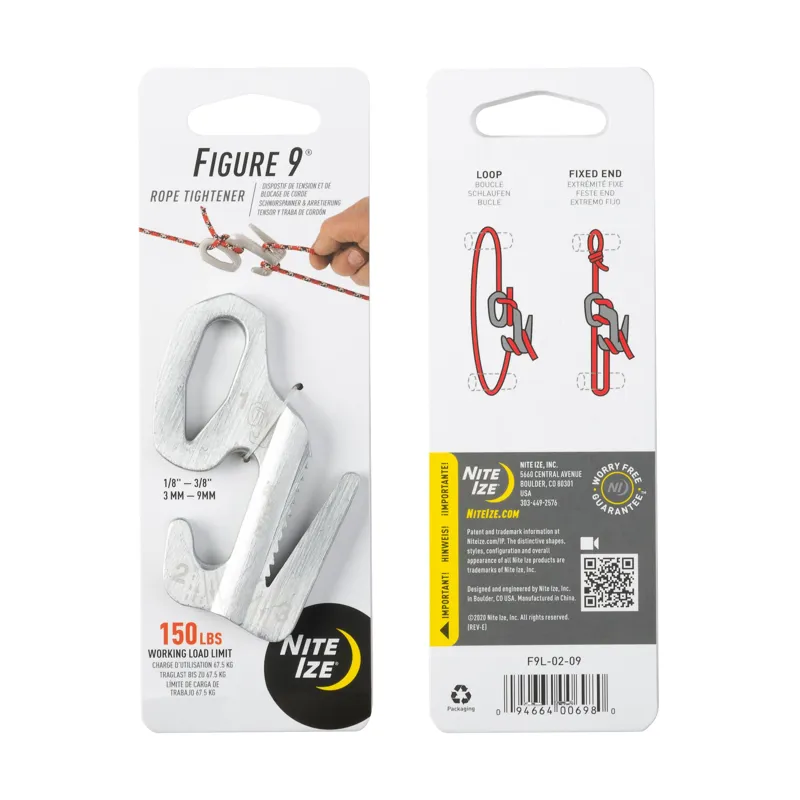 Nite Ize Figure 9 Carabiner Rope Tightener - Large-1