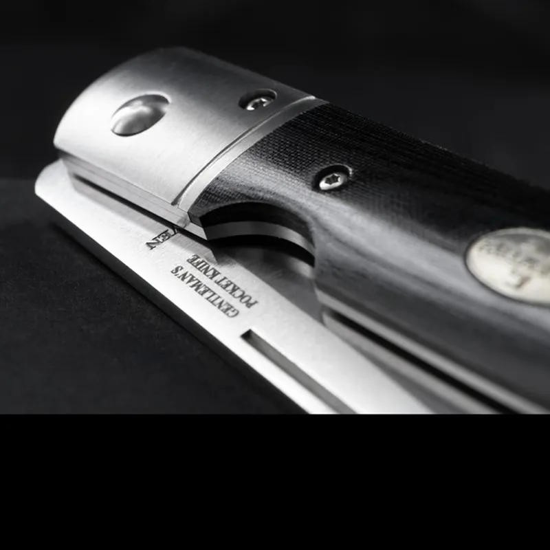 Fallkniven GPBM Gentleman's Pocket Knife Black Micarta-4