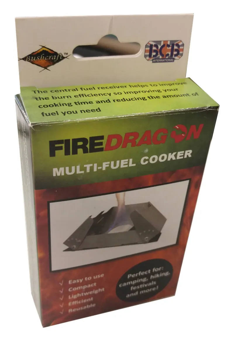 BCB Fire Dragon Folding Multi-Fuel Cooker Only-2