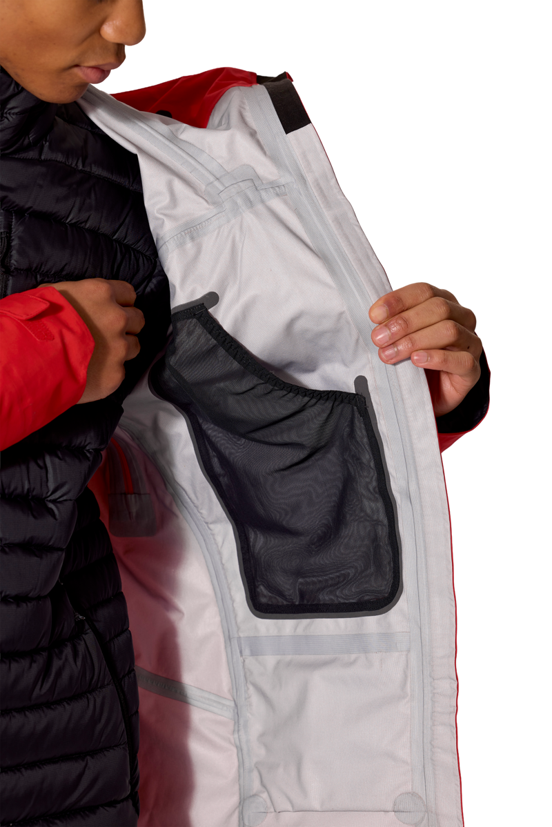 Rab Mens Firewall Guide Waterproof Jacket - Summit Red - New AW26-10