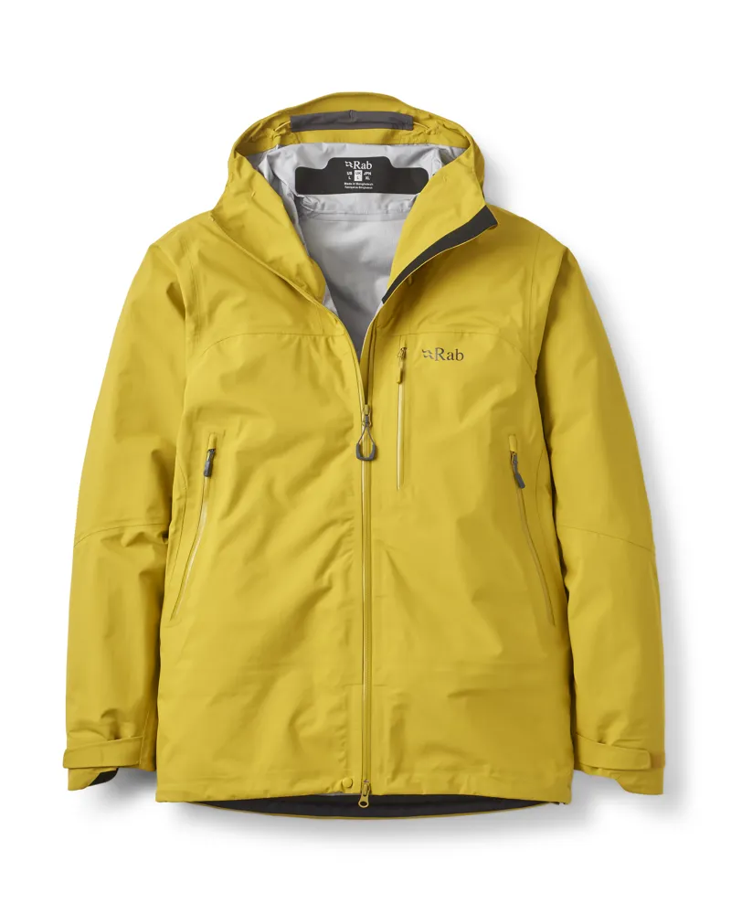 Rab Mens Firewall Mountain Jacket Waterproof - Dark Pollen