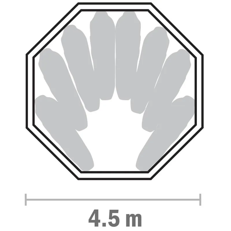 Tentipi Safir 7 Eco Hemp Tipi Tent-4